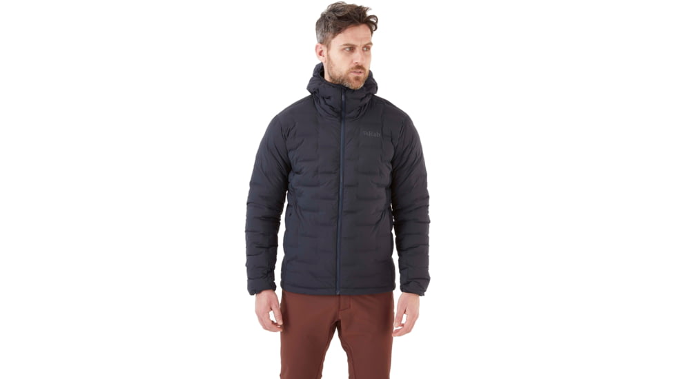 Rab Cubit Stretch Down Hoody - Mens, Ebony, Small, QDB-30-EBN-SML