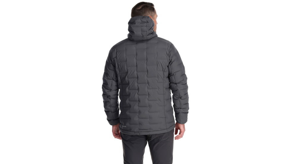 Rab Cubit Stretch Down Hoody - Mens, Graphene, Medium, QDB-30-GRH-MED