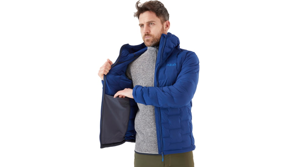Rab Cubit Stretch Down Hoody - Mens, Nightfall Blue, Small, QDB-30-NFB-SML