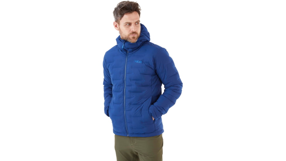 Rab Cubit Stretch Down Hoody - Mens, Nightfall Blue, Small, QDB-30-NFB-SML