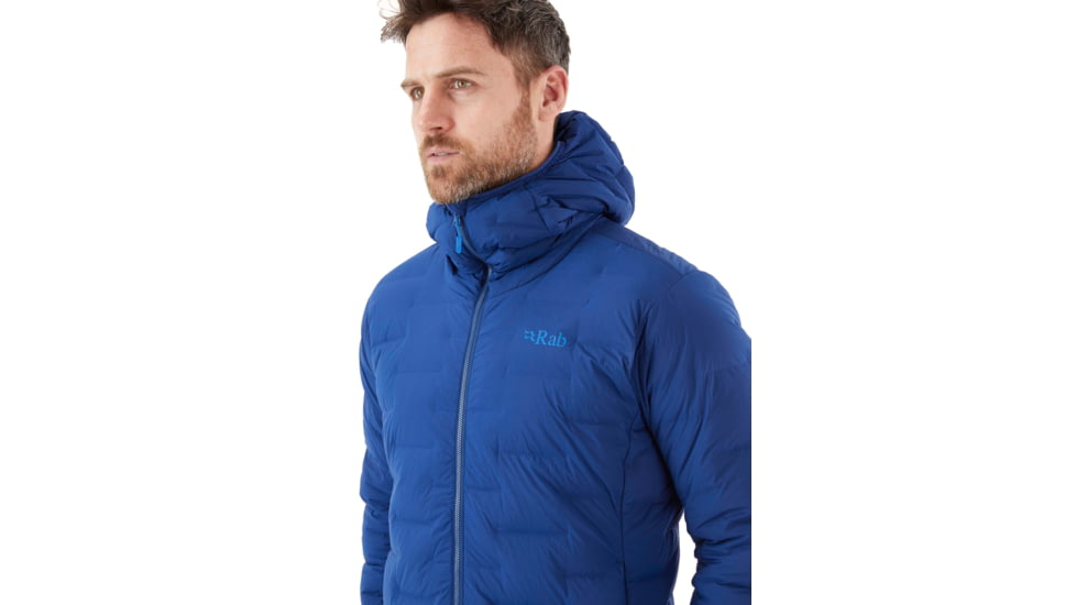 Rab Cubit Stretch Down Hoody - Mens, Nightfall Blue, Small, QDB-30-NFB-SML