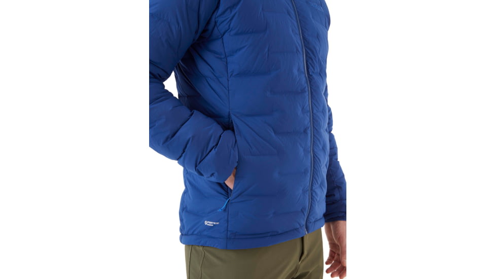 Rab Cubit Stretch Down Hoody - Mens, Nightfall Blue, Small, QDB-30-NFB-SML