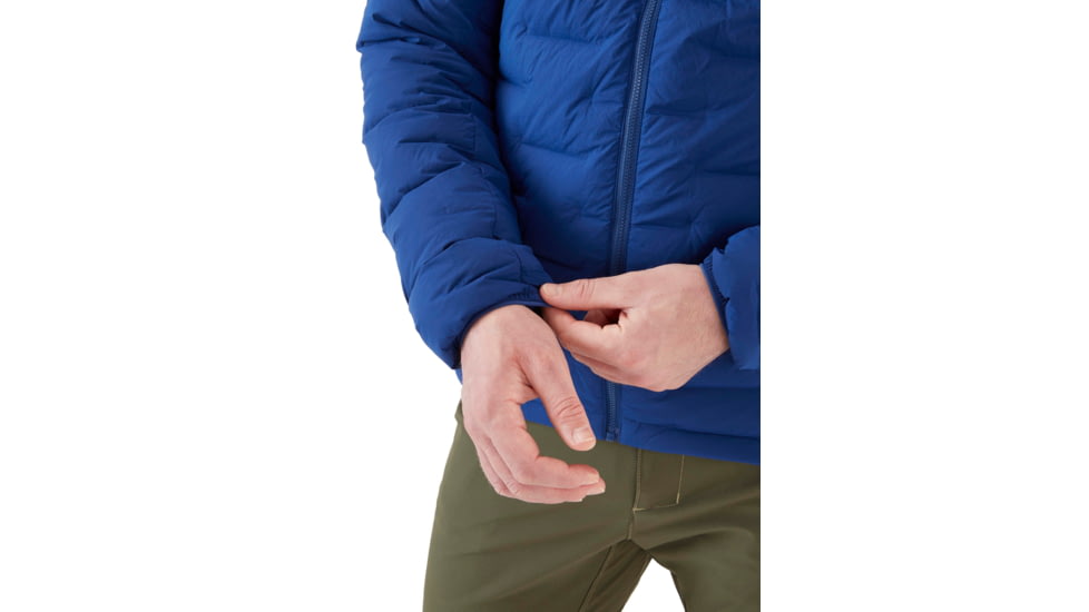 Rab Cubit Stretch Down Hoody - Mens, Nightfall Blue, Small, QDB-30-NFB-SML