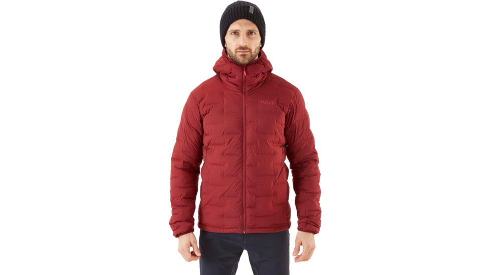 Rab Cubit Stretch Down Hoody - Mens, Oxblood Red, Small, QDB-30-OXB-SML