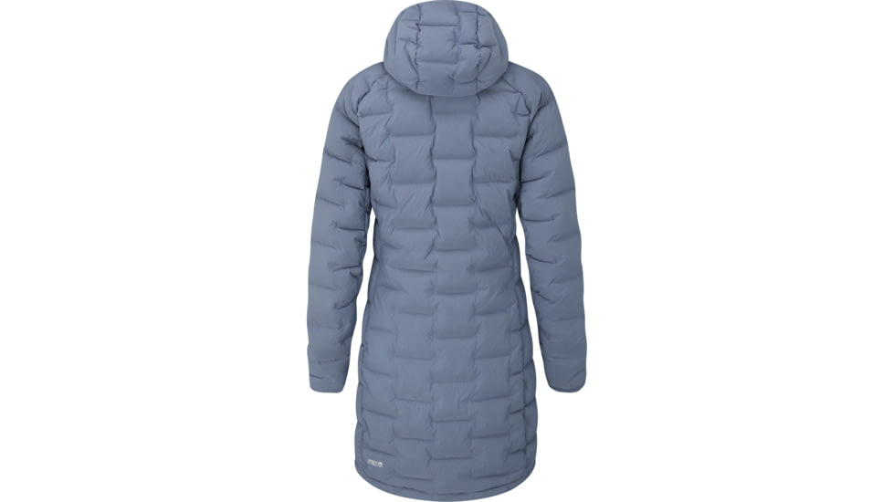 Rab Cubit Stretch Down Parka - Womens, Bering Sea, Extra Small, QDB-41-BES-08
