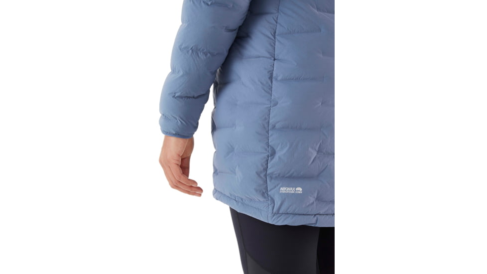 Rab Cubit Stretch Down Parka - Womens, Bering Sea, Extra Small, QDB-41-BES-08