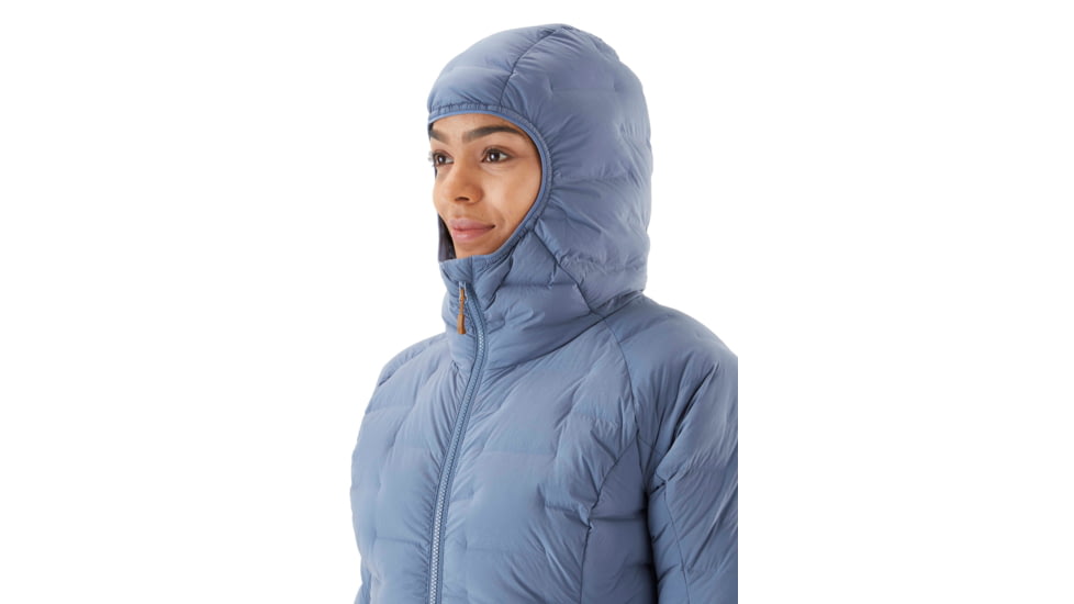 Rab Cubit Stretch Down Parka - Womens, Bering Sea, Extra Small, QDB-41-BES-08