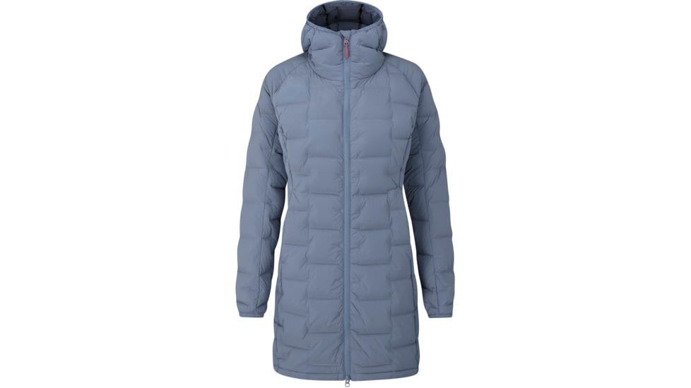 Rab Cubit Stretch Down Parka - Womens, Bering Sea, Extra Small, QDB-41-BES-08