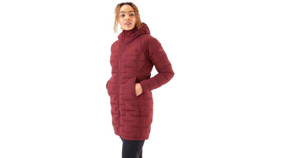 Rab Cubit Stretch Down Parka - Womens, Deep Heather, Extra Small, QDB-41-DEH-08