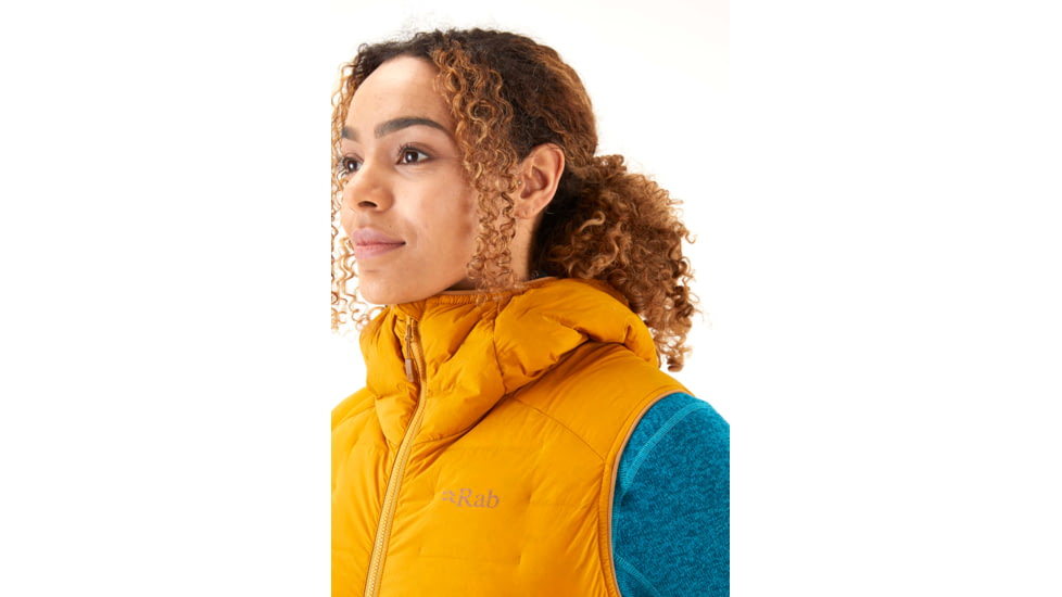 Rab Cubit Stretch Down Vest - Womens, Dark Butternut, Small, QDB-32-DBN-10
