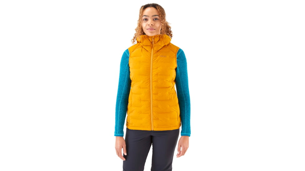 Rab Cubit Stretch Down Vest - Womens, Dark Butternut, Small, QDB-32-DBN-10