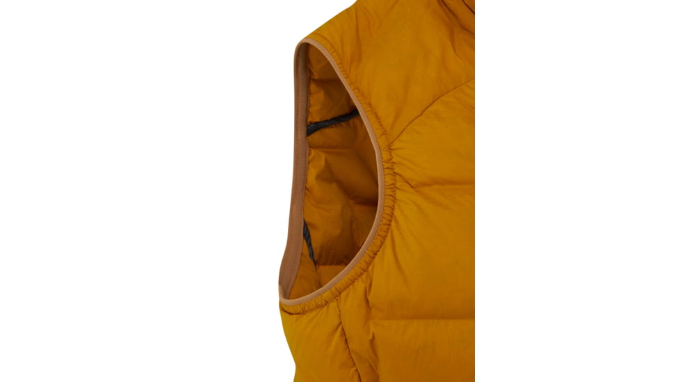 Rab Cubit Stretch Down Vest - Womens, Dark Butternut, Small, QDB-32-DBN-10