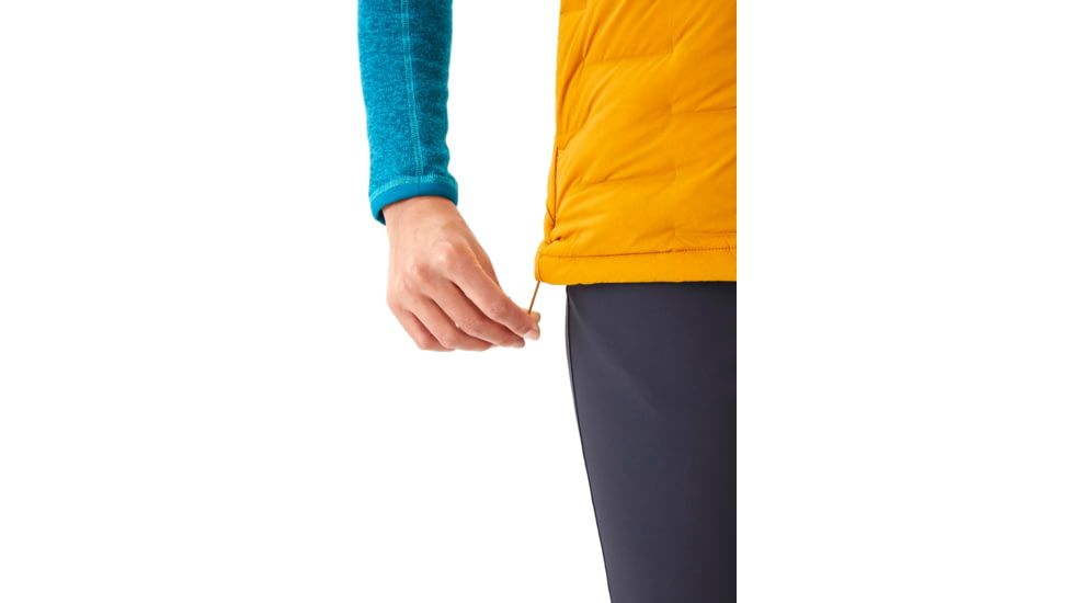 Rab Cubit Stretch Down Vest - Womens, Dark Butternut, Small, QDB-32-DBN-10