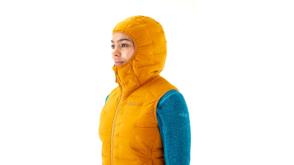 Rab Cubit Stretch Down Vest - Womens, Dark Butternut, Small, QDB-32-DBN-10