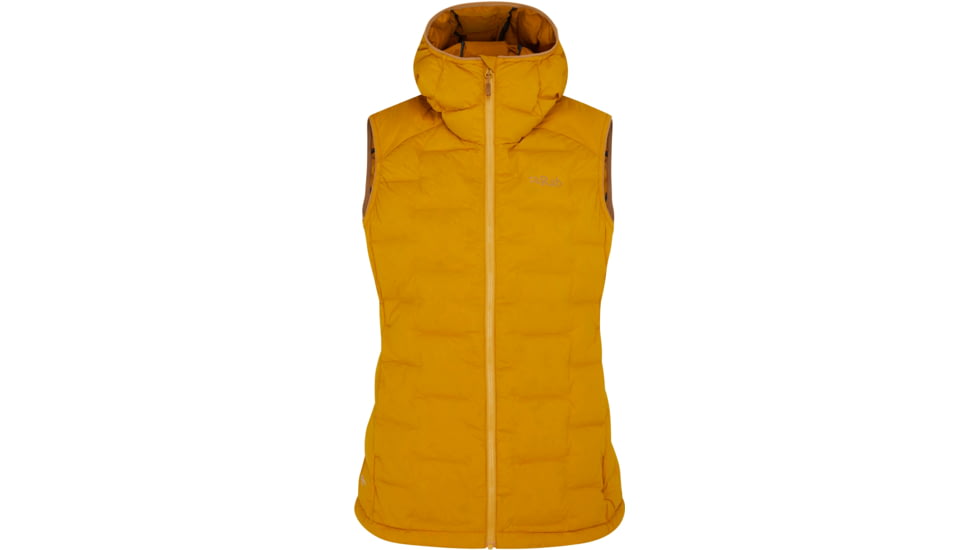 Rab Cubit Stretch Down Vest - Women's, Dark Butternut, Small, QDB-32-DBN-10