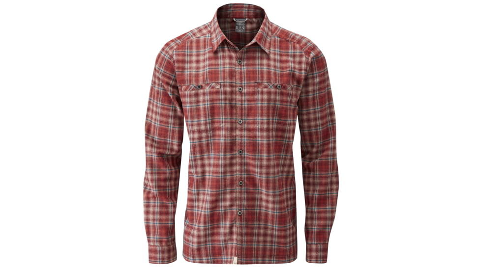 Rab Dawson Long Sleeve Shirt - Mens-Root Beer-Large