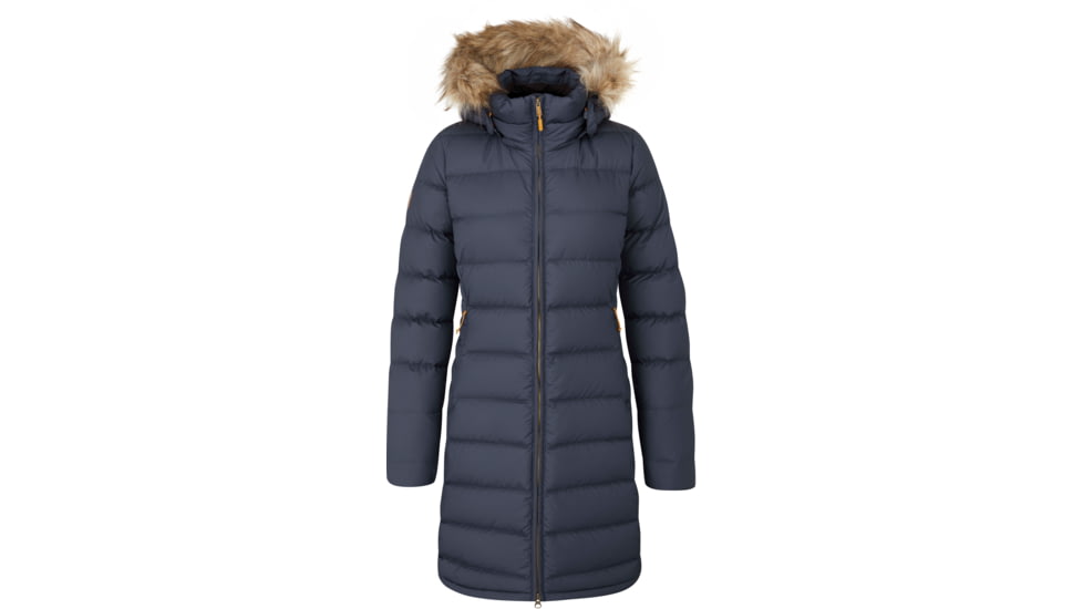 Rab Deep Cover Parka - Women's, Deep Denim, Extra Small, QDB-33-DED-08