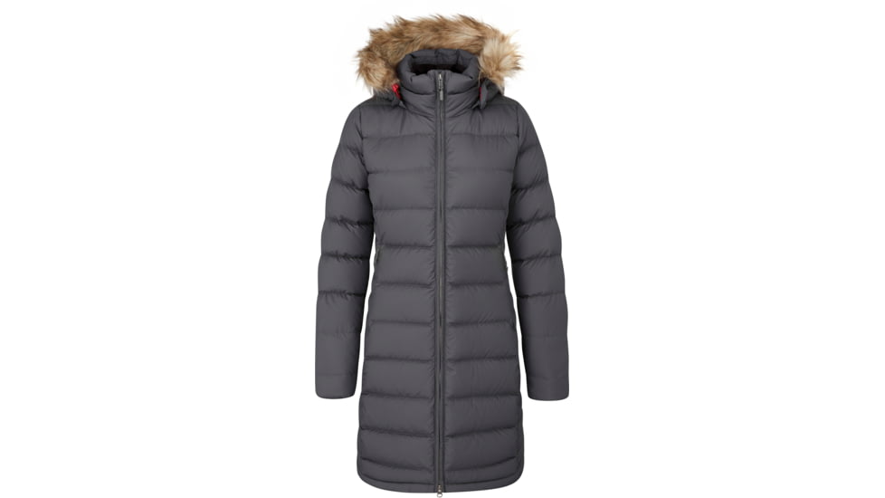 Rab Deep Cover Parka - Women's, Graphene, Extra Small, QDB-33-GRH-08