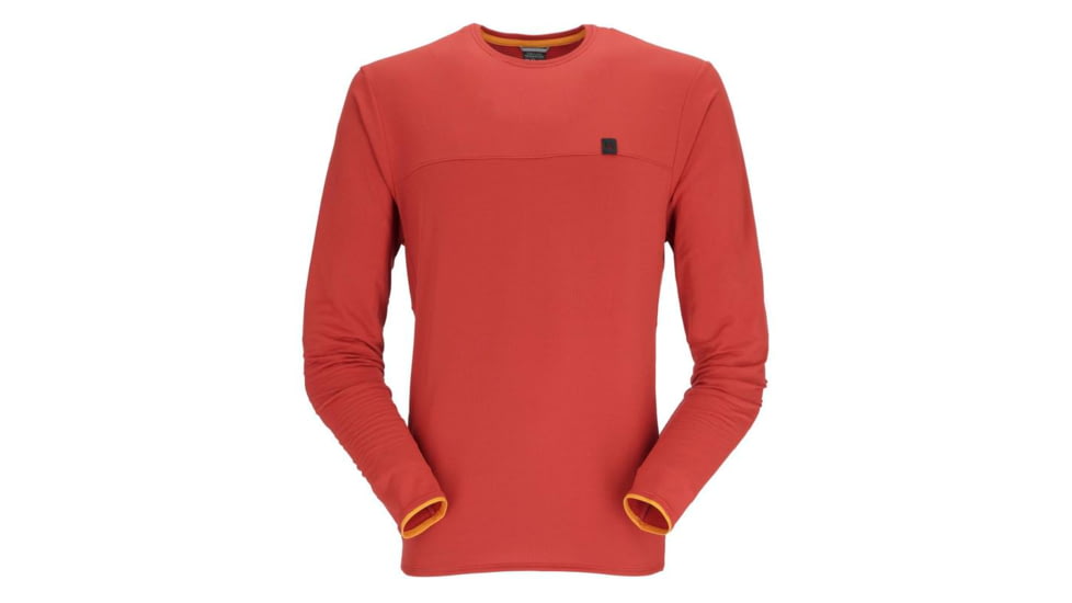 Rab Dihedral Crew - Men's, Large, Red Clay, QFF-32-RCY-LRG