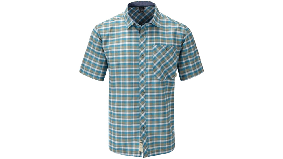 Dissenter Short Sleeve Shirt - Mens -Anise-Small