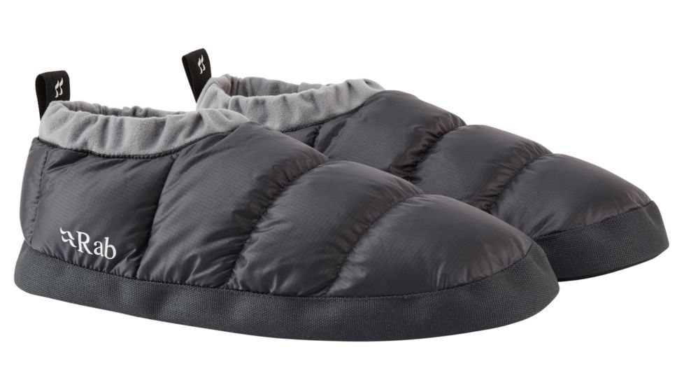 Rab Down Slipper - Unisex, Beluga, Medium, QAH-82-BE-M