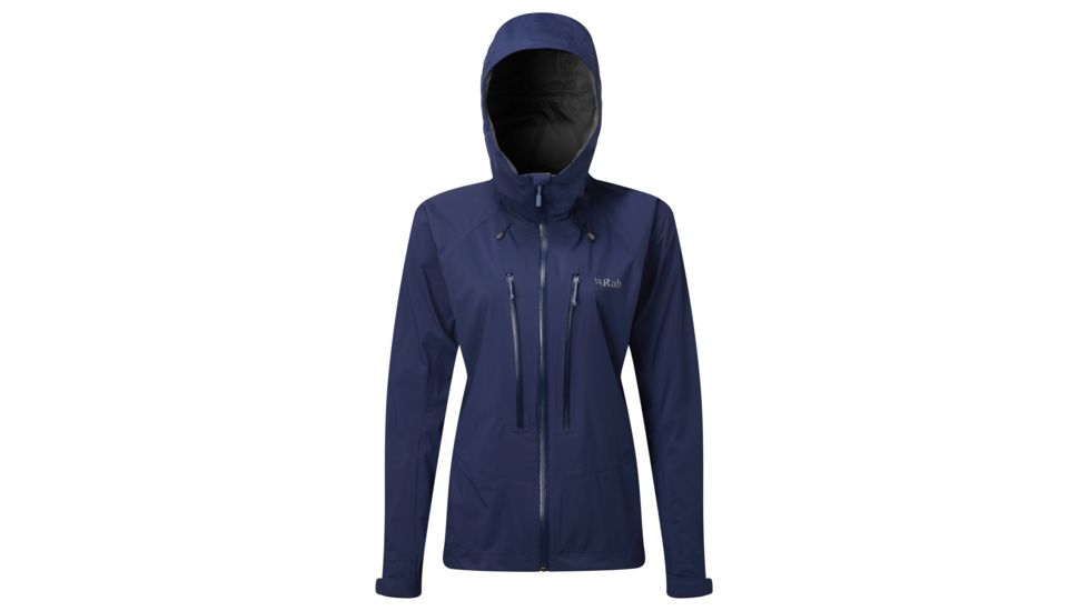 Rab Downpour Alpine Jacket - Women's, Blueprint, 14, QWF-72-BP-14