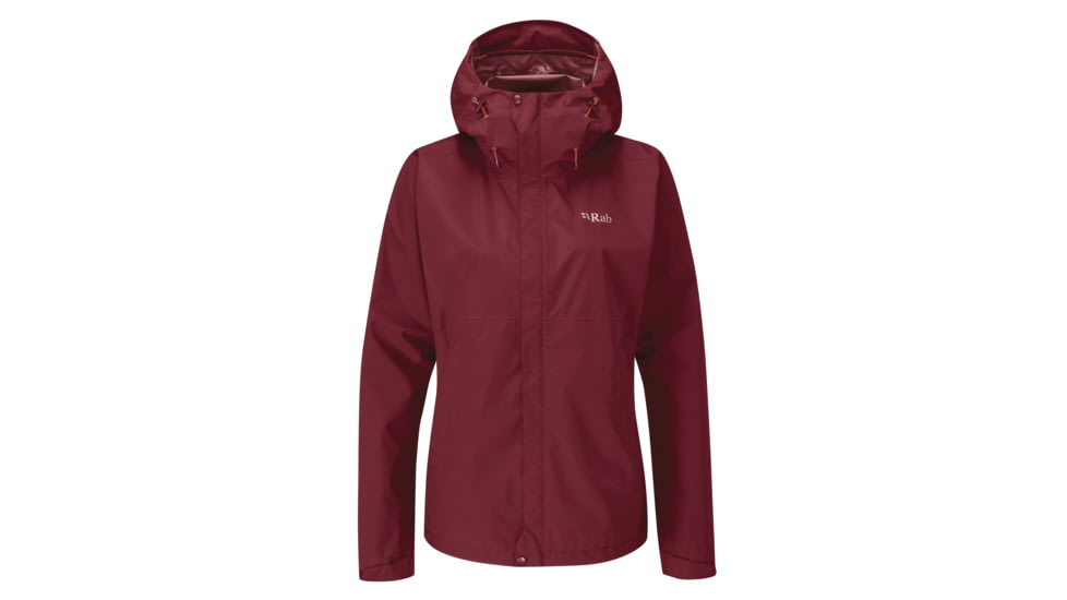 Rab Downpour Eco Jacket - Women's, Deep Heather, 18, QWG-83-HD-18