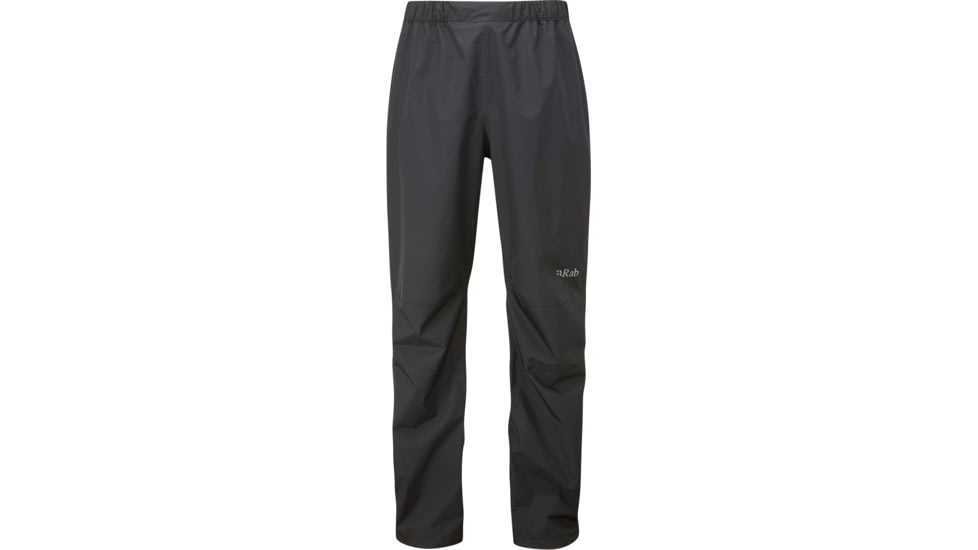 Rab Downpour Eco Pants - Mens, Black, Large, Regular, QWG-84-BL-L