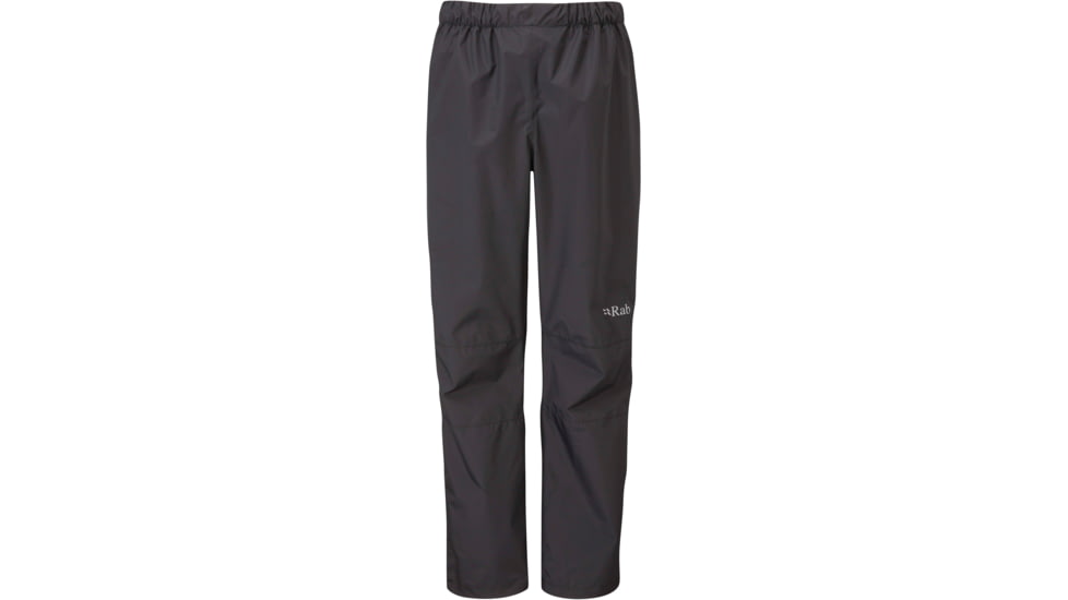 Rab Downpour Eco Pants - Women's, Black, 8, Short, QWG-85-BL-08-XS