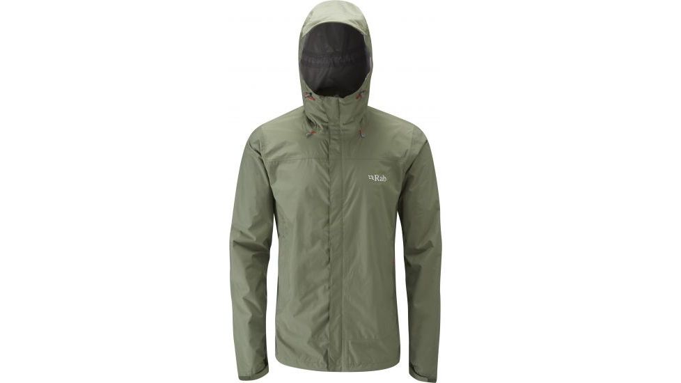 Rab Downpour Jacket - Men's, Field Green, 2XL, QWF-61-FN-XXL