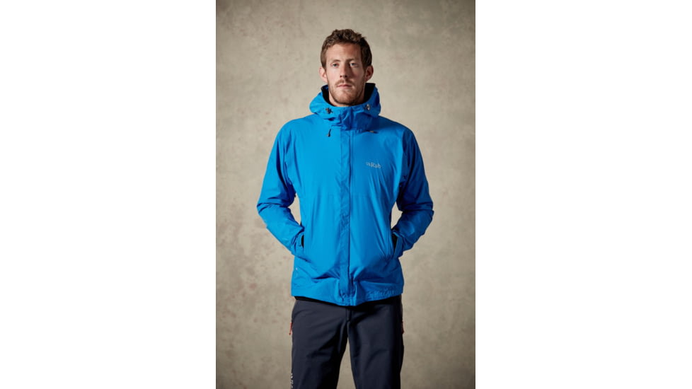 Rab Downpour Jacket - Men's, Maya, Extra Small, QWF-61-MY-XS