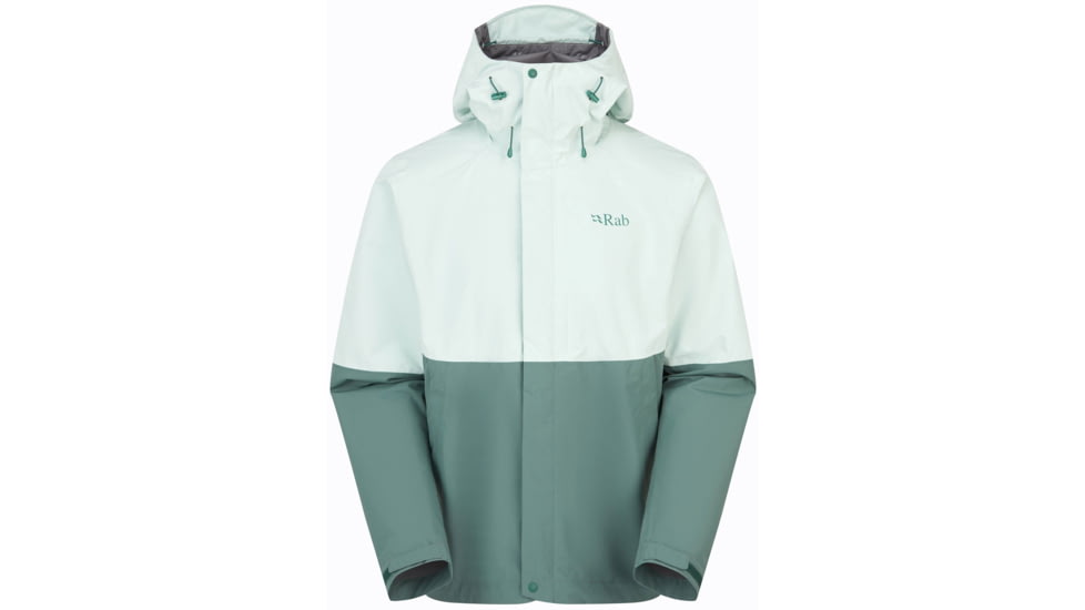 Rab Downpour Jacket - Men's, Sage, Medium, QWI-06-CMS-MED