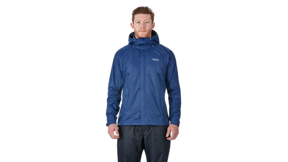 Rab Downpour Jacket - Men's, Twilight, 2XL, QWF-61-TW-XXL