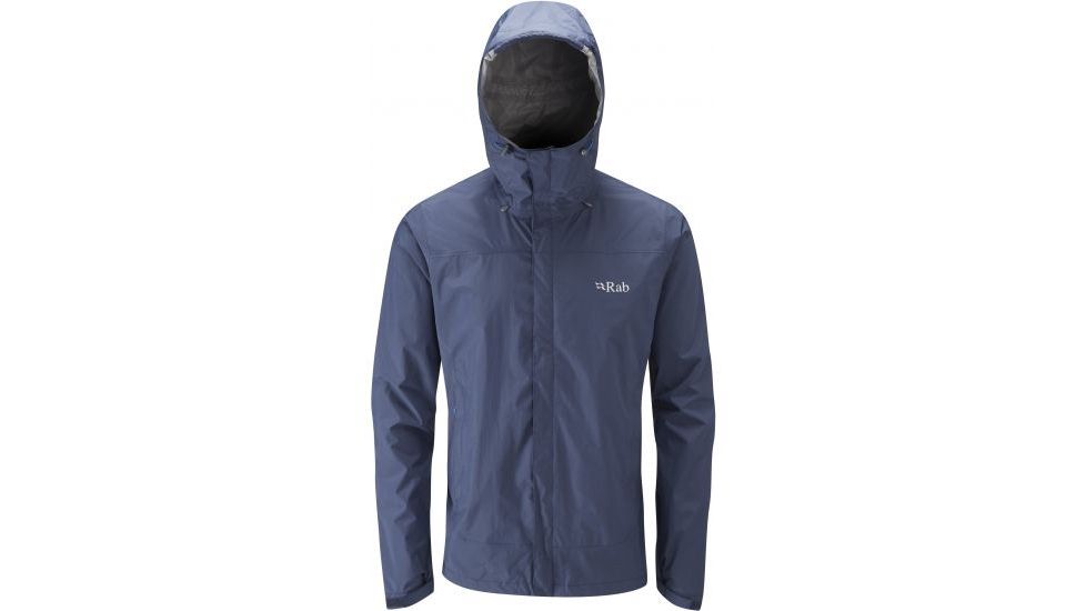 Rab Downpour Jacket - Men's, Twilight, Extra Small, QWF-61-TW-XS
