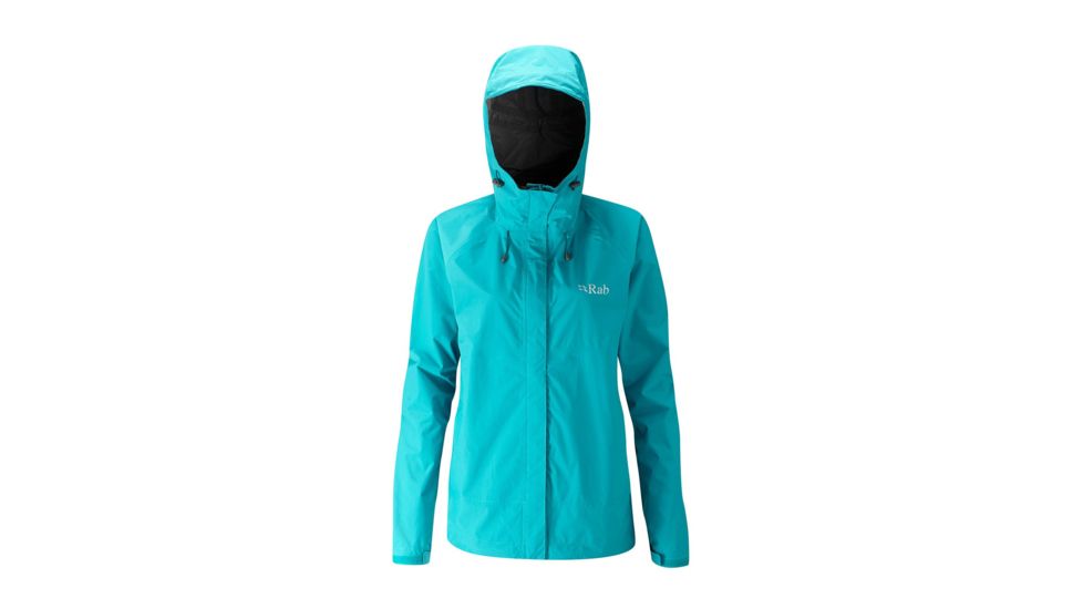 Rab Downpour Jacket - Women's, Tasman, Extra Small, QWF-63-TA-08