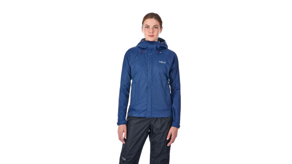 Rab Downpour Jacket - Women's, Twilight, 12, QWF-63-TW-12