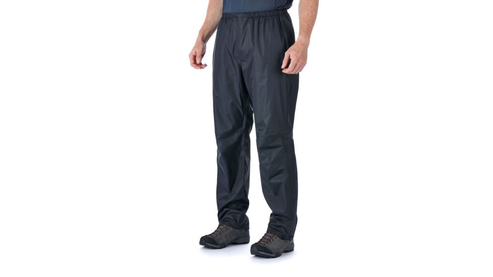 Rab Downpour Pants - Men's, Black, 2XL, Regular, QWF-62-BL-XXL