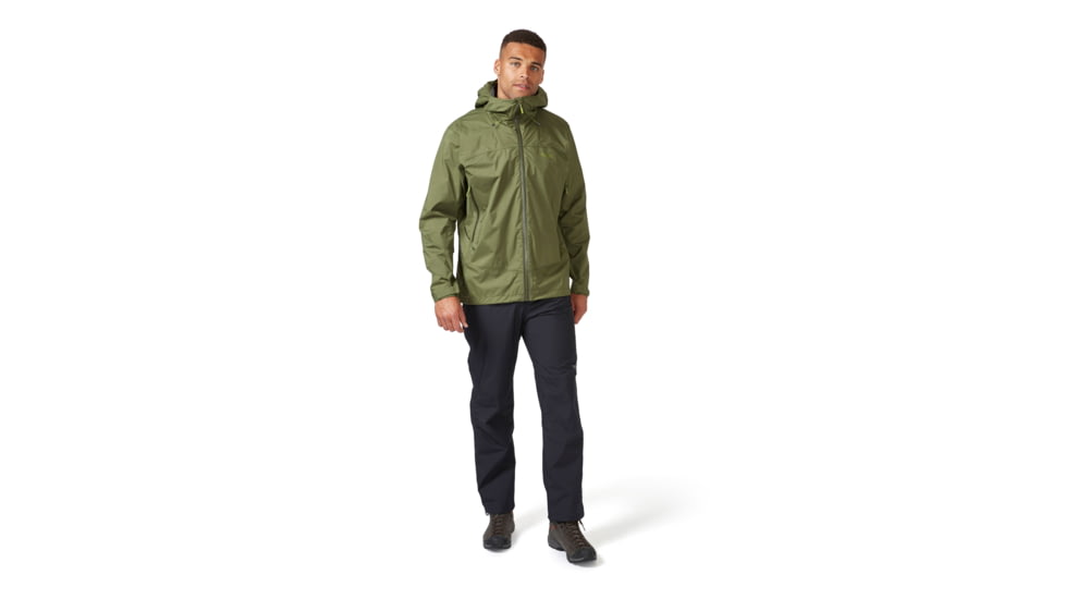 Rab Downpour Plus 2.0 Jacket - Mens, Bracken, Medium, QWG-78-BRK-MED