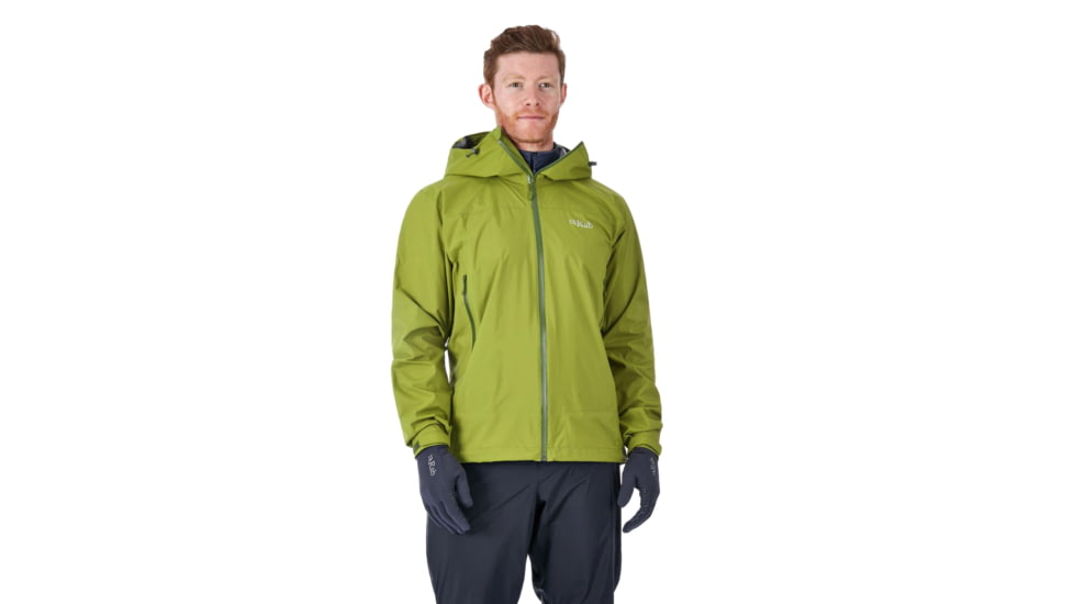 Rab Downpour Plus Jacket - Mens, Cactus, Large, QWF-67-CT-L