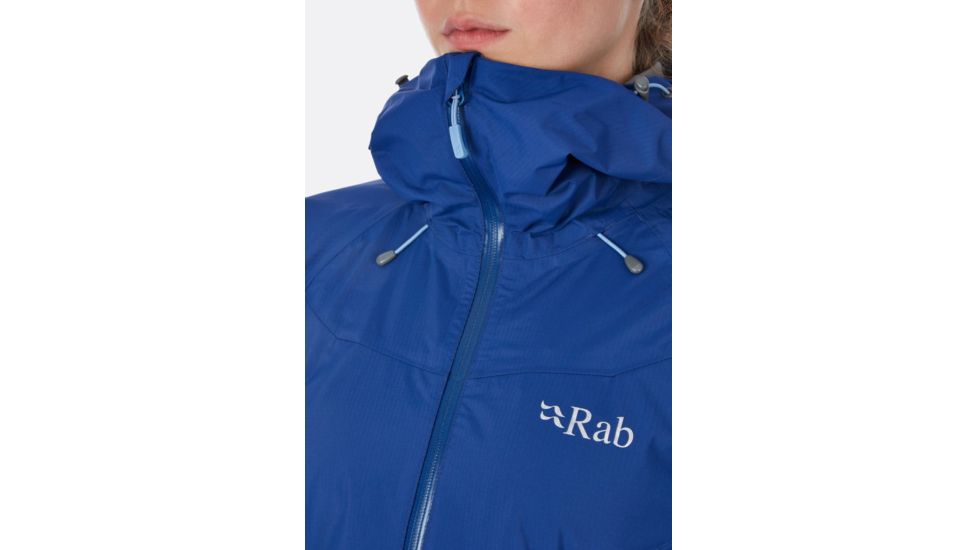 Rab Downpour Plus Jacket - Womens, Blueprint, 8, QWF-68-BP-08