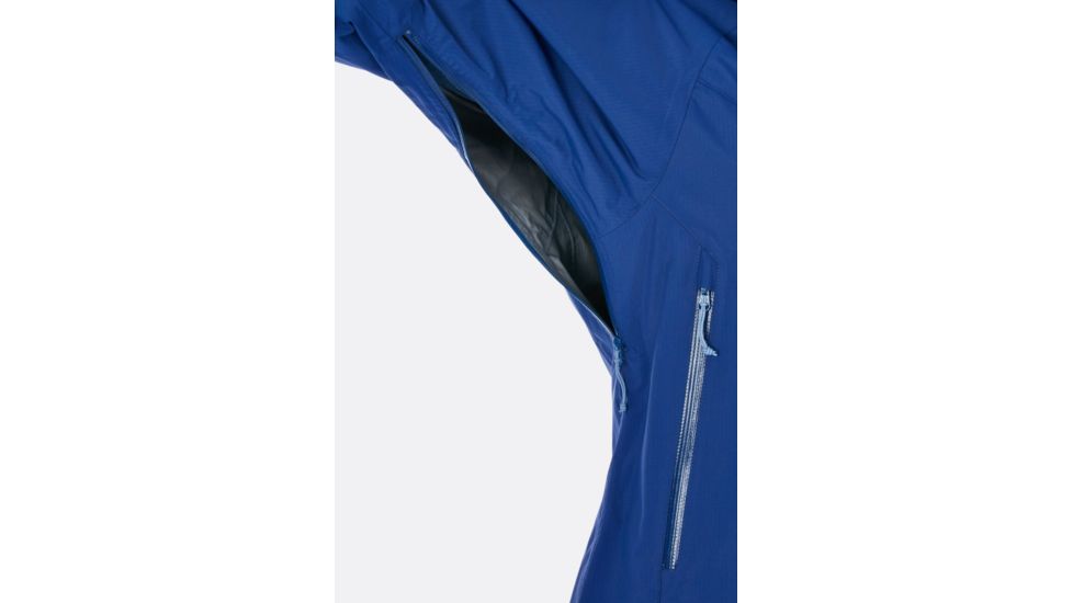 Rab Downpour Plus Jacket - Womens, Blueprint, 8, QWF-68-BP-08