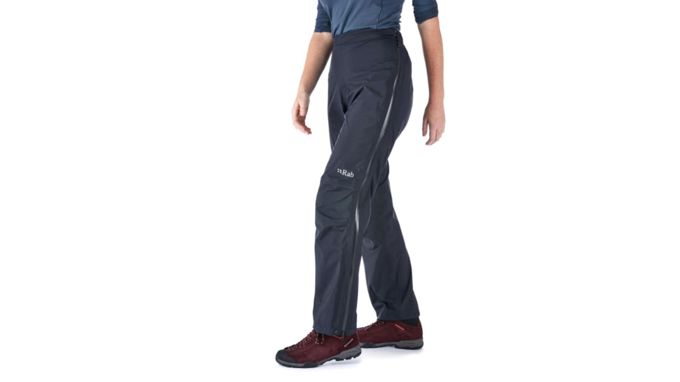 Rab Downpour Plus Pants - Womens, Black, 8, Regular, QWF-70-BL-08