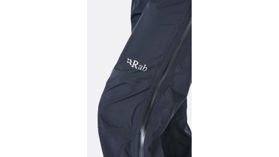 Rab Downpour Plus Pants - Womens, Black, 12, Short Inseam, QWF-70-BL-12-XS