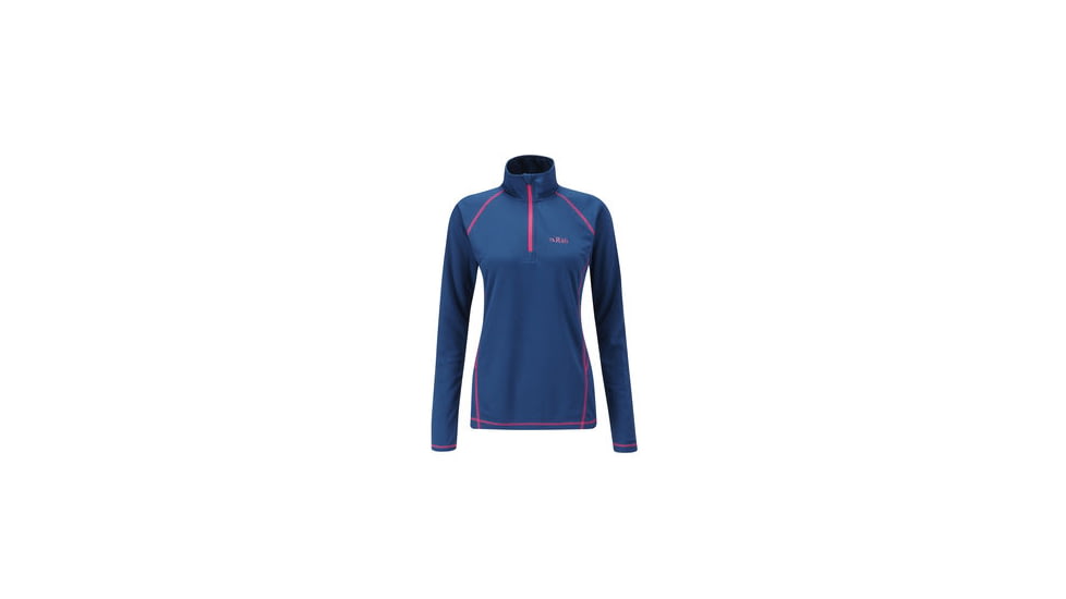 Rab Dryflo 150 Long Sleeve Zip Top - Women's-Ink-Medium