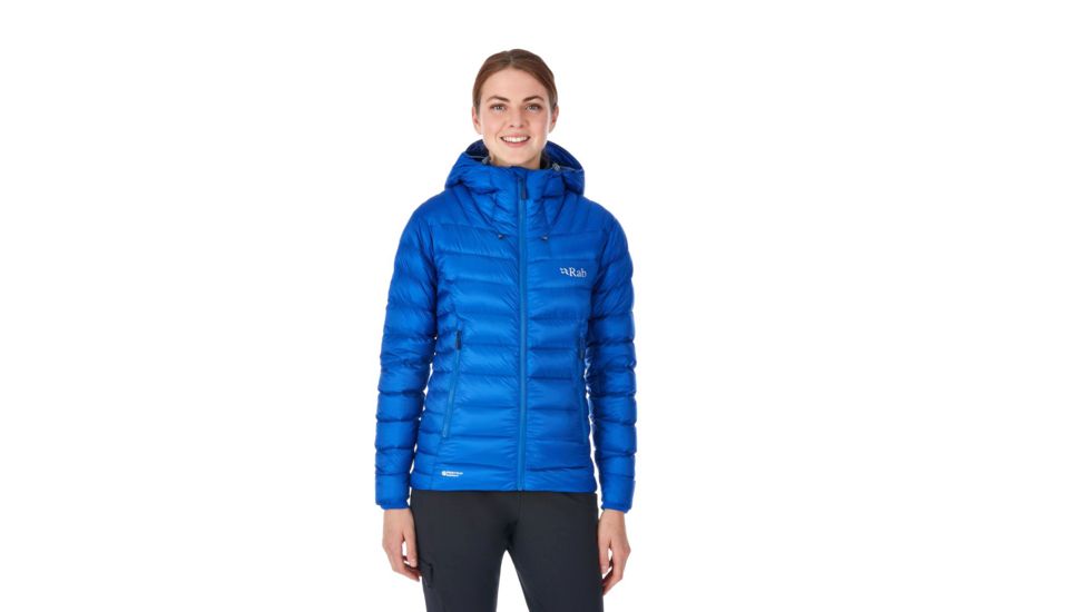 Rab Electron Jacket - Womens, Celestial/Blueprint, Extra Small, QDN-54-CE-08
