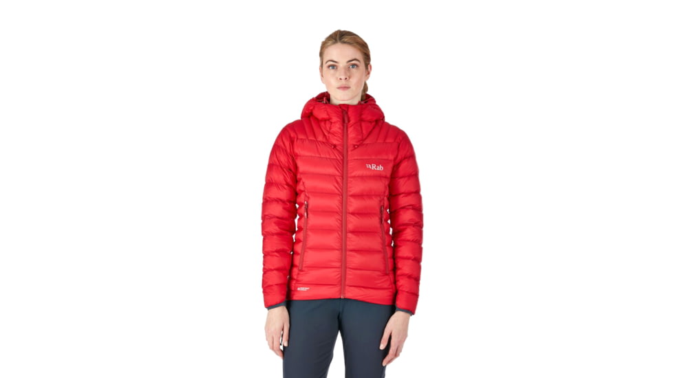 Rab Electron Jacket - Womens, Ruby, 12, QDN-54-RU-12