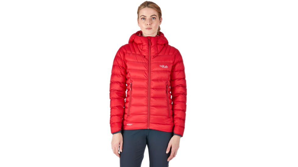 Rab Electron Jacket - Womens, Ruby, Size 08, QDN-54-RU-08