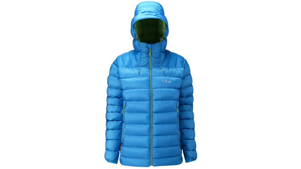 Rab Electron Jacket - Women's, Topaz/Wasabi, X-Large, TOPAZ-WASABI-X-LARGE
