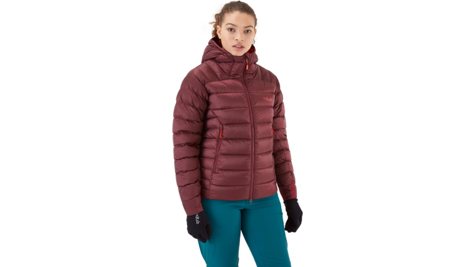 Rab Electron Pro Jacket - Womens, Deep Heather, Medium, QDN-86-DEH-12