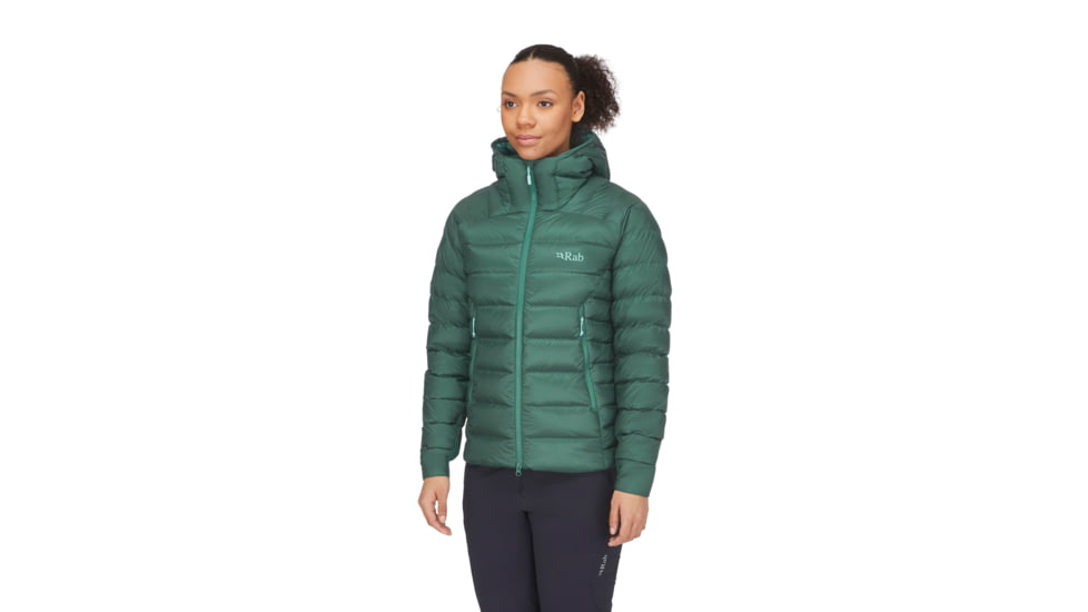 Rab Electron Pro Jacket - Womens, Green Slate, 12, QDN-86-GNS-12